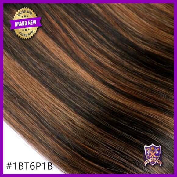 Remy Human Hair Clip-In Extensions 16 Inches 120g 7 Pieces